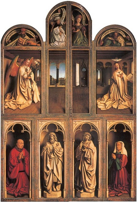 Jan van Eyck 'Ghent Altarpiece', completed 1432, oil on wood