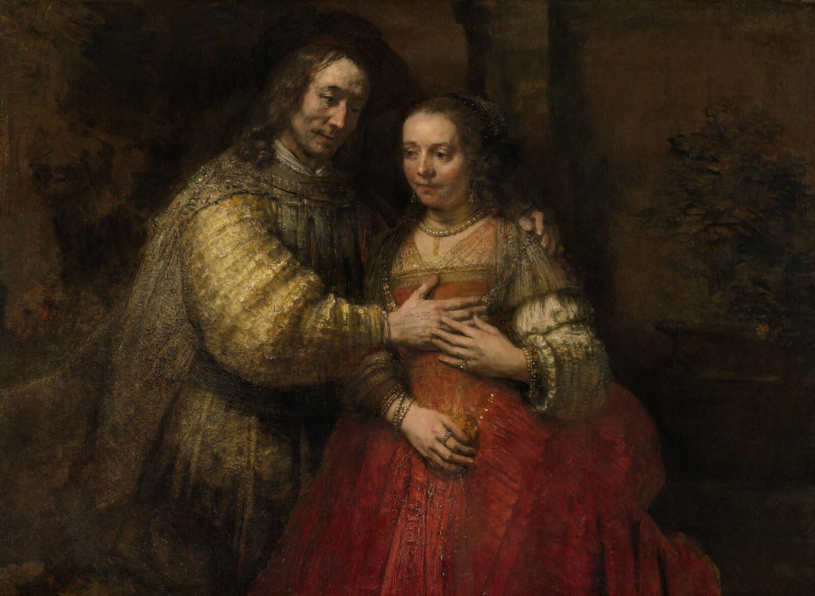 "Jewish Bride", Rembrandt, 1665