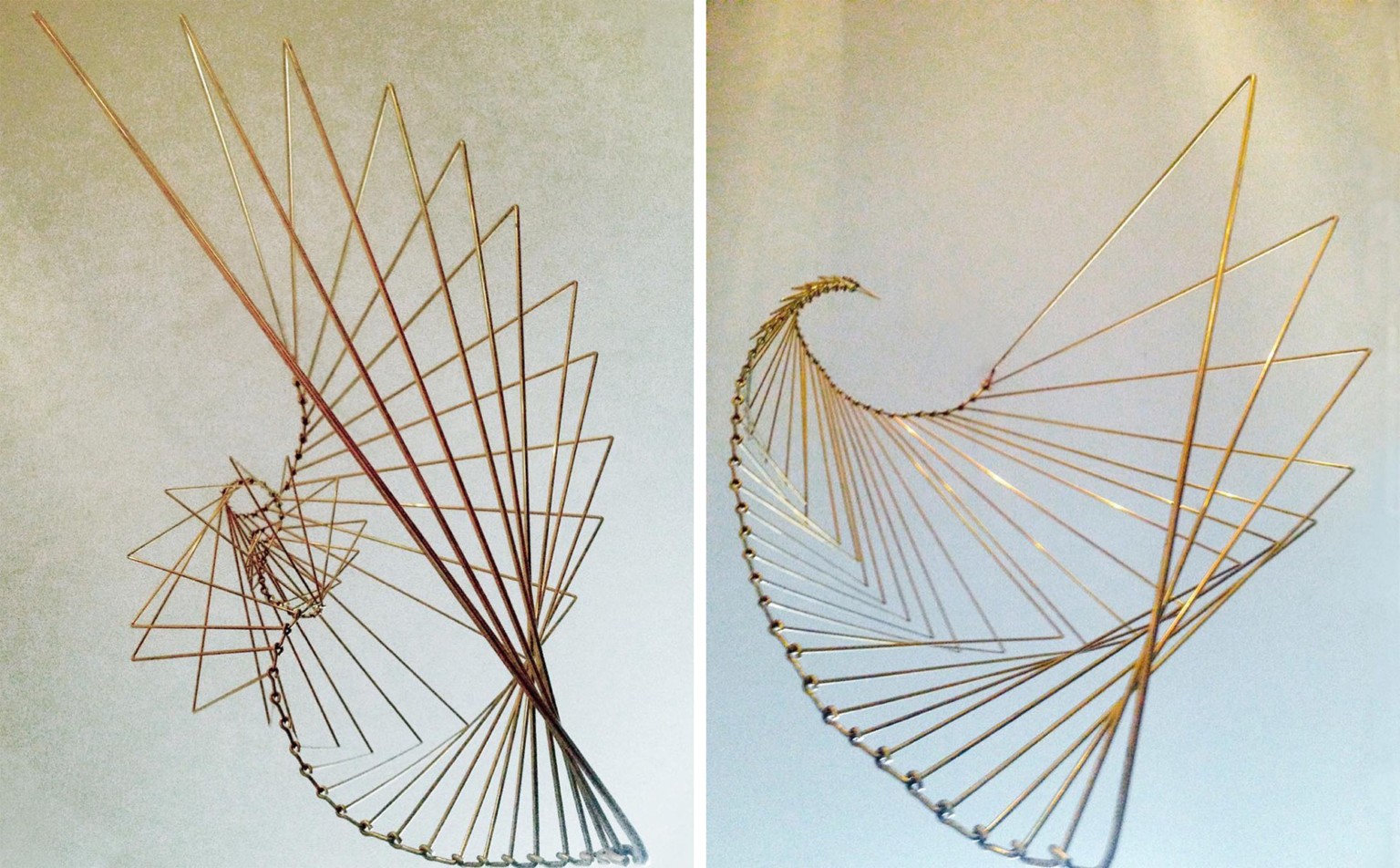 A Kinetic Sculpture Twistorphs Based On The Fibonacci Sequence Usa Art News