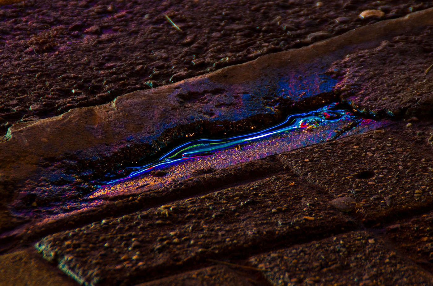 Neon puddles